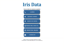 Tablet Screenshot of irisdata.org